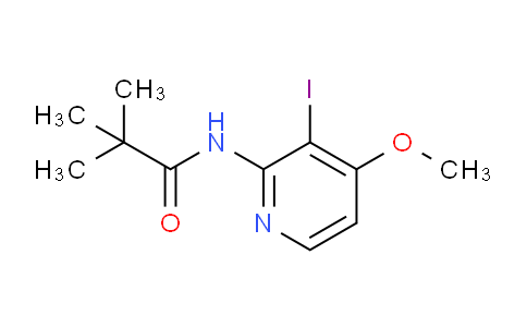 CAS No. 898561-62-1, N-(3-Iodo-4-methoxypyridin-2-yl)pivalamide