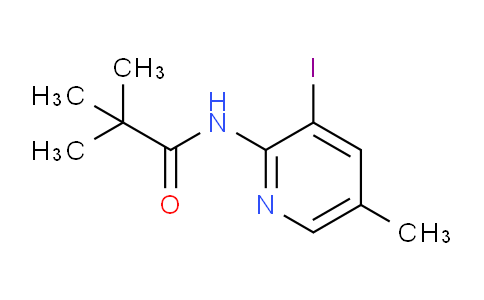 CAS No. 1228666-13-4, N-(3-Iodo-5-methylpyridin-2-yl)pivalamide