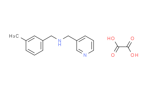 CAS No. 1050480-13-1, N-(3-Methylbenzyl)-1-(pyridin-3-yl)methanamine oxalate