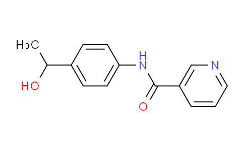 CAS No. 1153079-88-9, N-(4-(1-Hydroxyethyl)phenyl)nicotinamide
