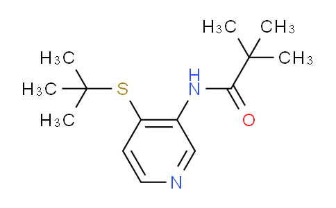 CAS No. 766557-58-8, N-(4-(tert-Butylthio)pyridin-3-yl)pivalamide