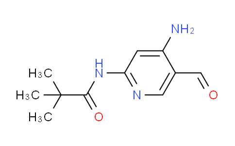 CAS No. 338452-89-4, N-(4-amino-5-formylpyridin-2-yl)pivalamide