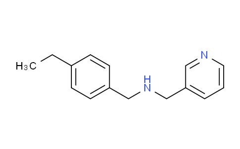 CAS No. 436096-79-6, N-(4-Ethylbenzyl)-1-(pyridin-3-yl)methanamine