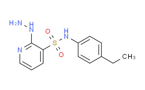 CAS No. 1155080-47-9, N-(4-Ethylphenyl)-2-hydrazinylpyridine-3-sulfonamide