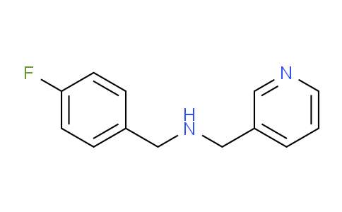 CAS No. 113248-64-9, N-(4-Fluorobenzyl)-1-(pyridin-3-yl)methanamine