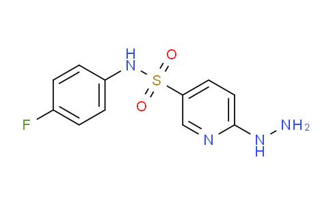 CAS No. 1040059-76-4, N-(4-Fluorophenyl)-6-hydrazinylpyridine-3-sulfonamide