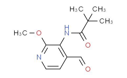 CAS No. 1142192-44-6, N-(4-Formyl-2-methoxypyridin-3-yl)pivalamide