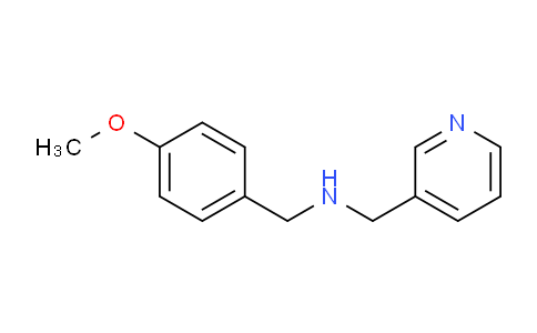 CAS No. 355382-21-7, N-(4-Methoxybenzyl)-1-(pyridin-3-yl)methanamine