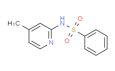 CAS No. 53472-20-1, N-(4-Methyl-2-pyridyl)benzenesulfonamide