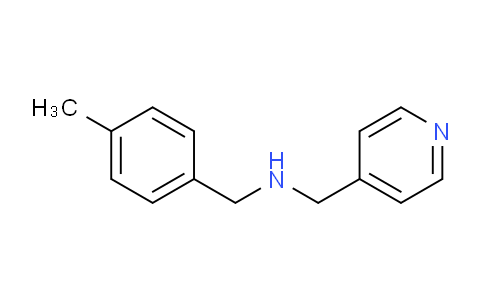 CAS No. 626210-31-9, N-(4-Methylbenzyl)-1-(pyridin-4-yl)methanamine