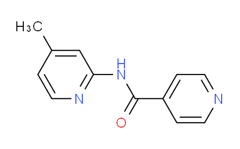 CAS No. 329042-35-5, N-(4-Methylpyridin-2-yl)isonicotinamide