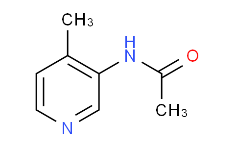 CAS No. 52090-68-3, N-(4-Methylpyridin-3-yl)acetamide