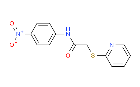 CAS No. 331710-38-4, N-(4-Nitrophenyl)-2-(pyridin-2-ylthio)acetamide