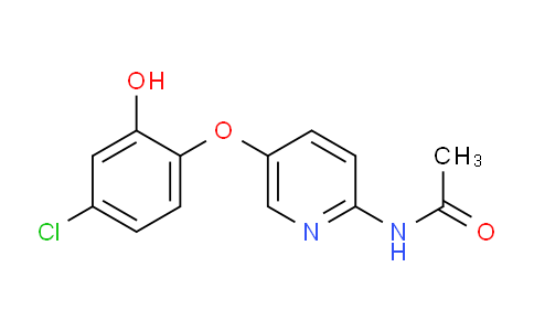 CAS No. 1071966-42-1, N-(5-(4-Chloro-2-hydroxyphenoxy)pyridin-2-yl)acetamide