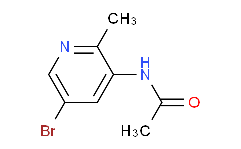 CAS No. 1301214-71-0, N-(5-Bromo-2-methylpyridin-3-yl)acetamide