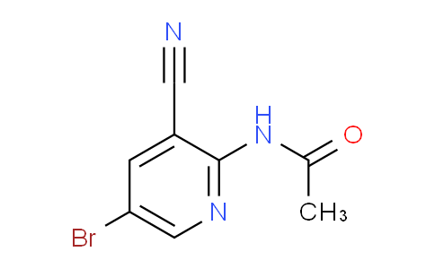 CAS No. 941604-21-3, N-(5-Bromo-3-cyanopyridin-2-yl)acetamide