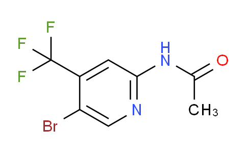 CAS No. 1370351-46-4, N-(5-Bromo-4-(trifluoromethyl)pyridin-2-yl)acetamide