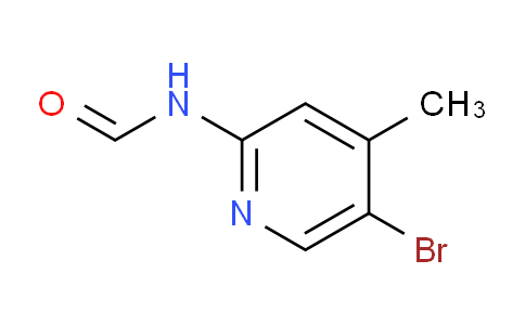 CAS No. 1263207-83-5, N-(5-Bromo-4-methylpyridin-2-yl)formamide