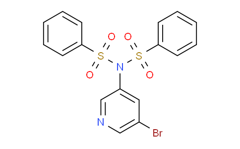 CAS No. 1192749-74-8, N-(5-Bromopyridin-3-yl)-N-(phenylsulfonyl)benzenesulfonamide