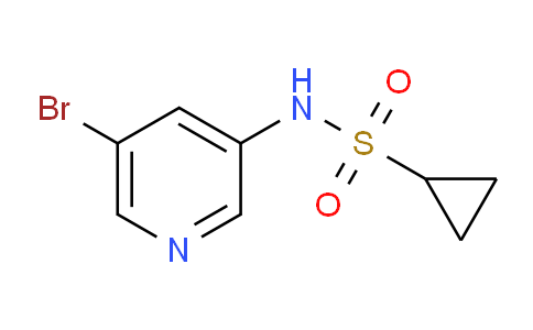 CAS No. 1083326-19-5, N-(5-Bromopyridin-3-yl)cyclopropanesulfonamide