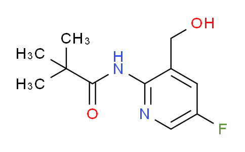 CAS No. 1346447-33-3, N-(5-Fluoro-3-(hydroxymethyl)pyridin-2-yl)pivalamide