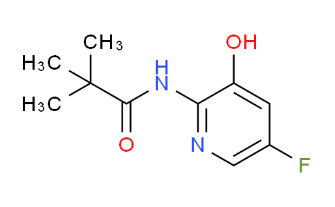 CAS No. 1346447-10-6, N-(5-Fluoro-3-hydroxypyridin-2-yl)pivalamide