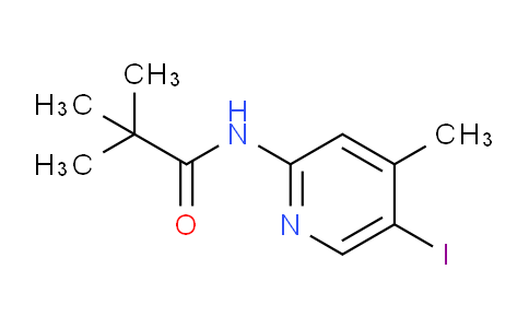 CAS No. 179554-56-4, N-(5-Iodo-4-methylpyridin-2-yl)pivalamide
