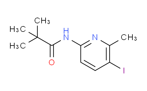 CAS No. 676588-16-2, N-(5-Iodo-6-methylpyridin-2-yl)pivalamide