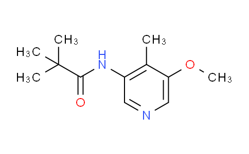 CAS No. 77903-26-5, N-(5-Methoxy-4-methylpyridin-3-yl)pivalamide