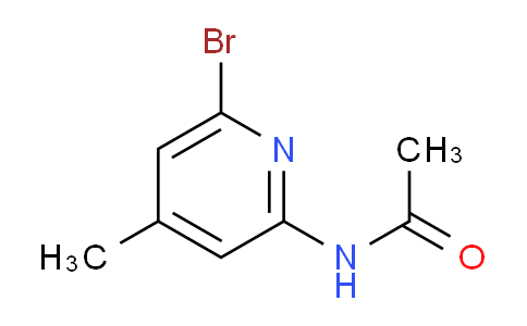 CAS No. 263894-96-8, N-(6-Bromo-4-methylpyridin-2-yl)acetamide