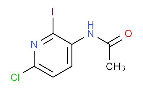 CAS No. 1956382-41-4, N-(6-Chloro-2-iodopyridin-3-yl)acetamide