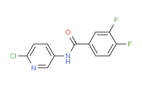 CAS No. 325457-89-4, N-(6-Chloropyridin-3-yl)-3,4-difluorobenzamide