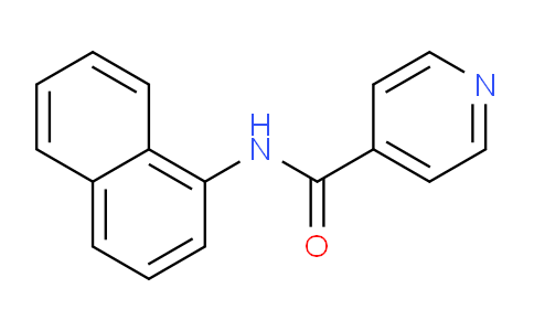 CAS No. 117910-75-5, N-(Naphthalen-1-yl)isonicotinamide
