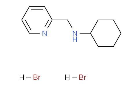 CAS No. 436099-92-2, N-(Pyridin-2-ylmethyl)cyclohexanamine dihydrobromide