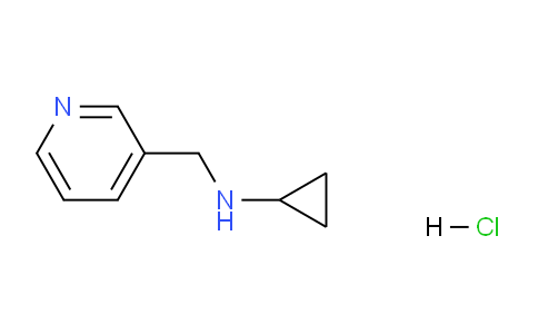 CAS No. 1158468-90-6, N-(Pyridin-3-ylmethyl)cyclopropanamine hydrochloride