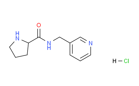 CAS No. 1246172-90-6, N-(Pyridin-3-ylmethyl)pyrrolidine-2-carboxamide hydrochloride