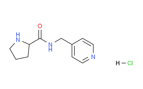 CAS No. 1236262-54-6, N-(Pyridin-4-ylmethyl)pyrrolidine-2-carboxamide hydrochloride