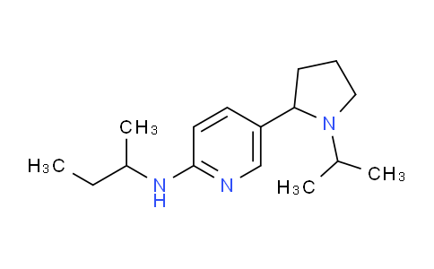 CAS No. 1352514-50-1, N-(sec-Butyl)-5-(1-isopropylpyrrolidin-2-yl)pyridin-2-amine