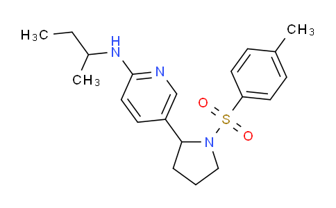 CAS No. 1352488-30-2, N-(sec-Butyl)-5-(1-tosylpyrrolidin-2-yl)pyridin-2-amine