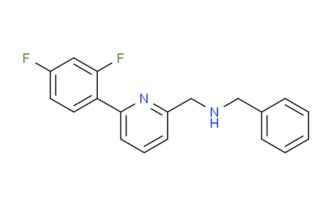 CAS No. 887985-29-7, N-Benzyl-1-[6-(2,4-difluorophenyl)-2-pyridyl]methanamine