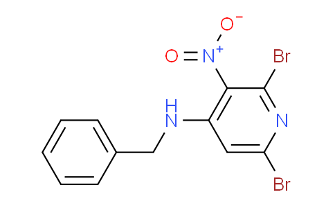 CAS No. 1303438-96-1, N-Benzyl-2,6-dibromo-3-nitropyridin-4-amine