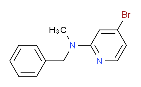 CAS No. 1289132-66-6, N-Benzyl-4-bromo-N-methylpyridin-2-amine