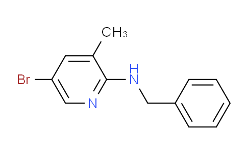 CAS No. 1219976-47-2, N-Benzyl-5-bromo-3-methylpyridin-2-amine