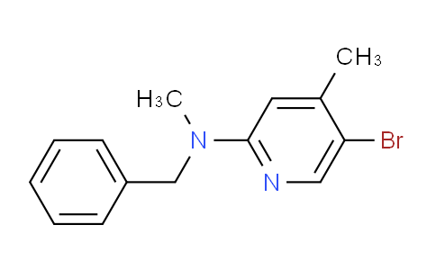 CAS No. 1219960-97-0, N-Benzyl-5-bromo-N,4-dimethylpyridin-2-amine