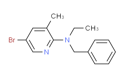 CAS No. 1219971-97-7, N-Benzyl-5-bromo-N-ethyl-3-methylpyridin-2-amine