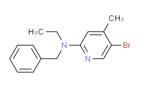 CAS No. 1220019-93-1, N-Benzyl-5-bromo-N-ethyl-4-methylpyridin-2-amine