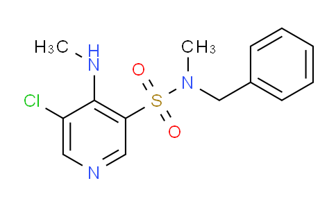 CAS No. 1352528-87-0, N-Benzyl-5-chloro-N-methyl-4-(methylamino)pyridine-3-sulfonamide