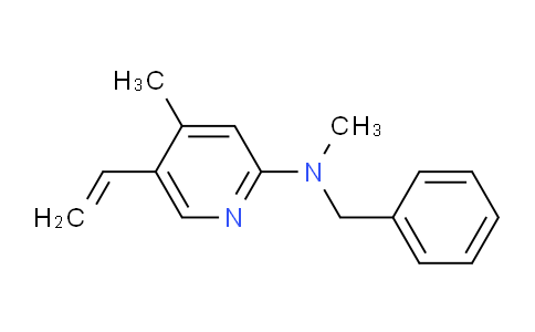 CAS No. 1355179-28-0, N-Benzyl-N,4-dimethyl-5-vinylpyridin-2-amine