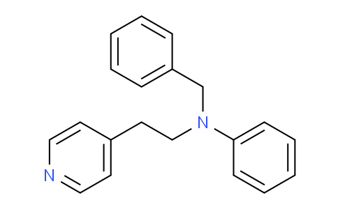 CAS No. 112351-30-1, N-Benzyl-N-(2-(pyridin-4-yl)ethyl)aniline