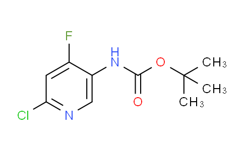 CAS No. 915307-78-7, N-Boc-2-Chloro-4-fluoro-5-pyridinamine